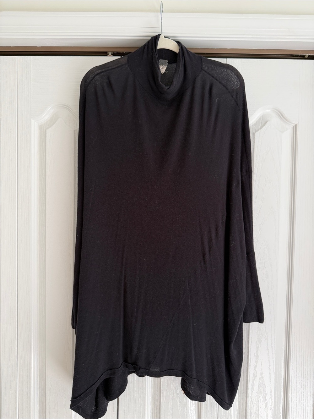 We The Free Black Long Sleeve Turtleneck Top